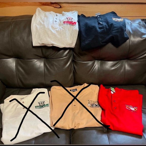 2012 Sturgis 72nd Annual Motorcycle Rally Henley Shirt, Size XL - Picture 7 of 7